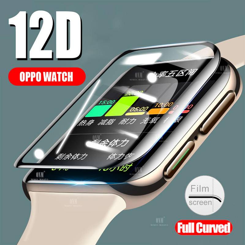 Film Pelindung Layar Full Coverage for OPPO Watch3 2gratis 41mm 46mm 42mm Soft Protective Film for OPPO Band 2jam Tangan Free Watch3 Watch2 (Bukan Kaca)