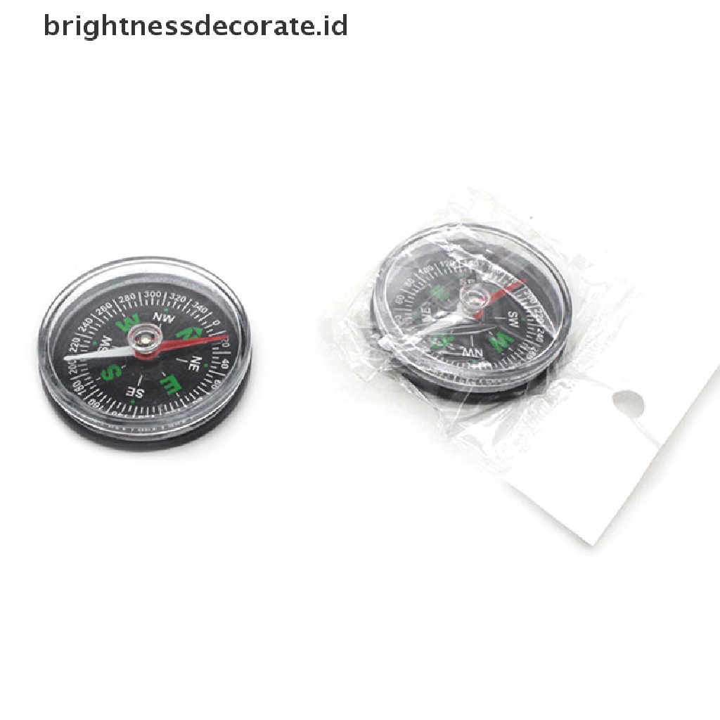 [Birth] Kompas Mini Precise Portable Praktis Guider Survival Button Design Compass [ID]