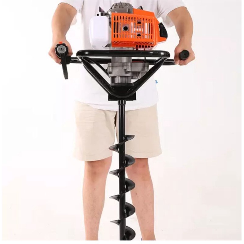 MESIN BOR TANAH BIOPORI EARTH AUGER FIRMAN FPD52 S + DRILL 8 INCH 200
