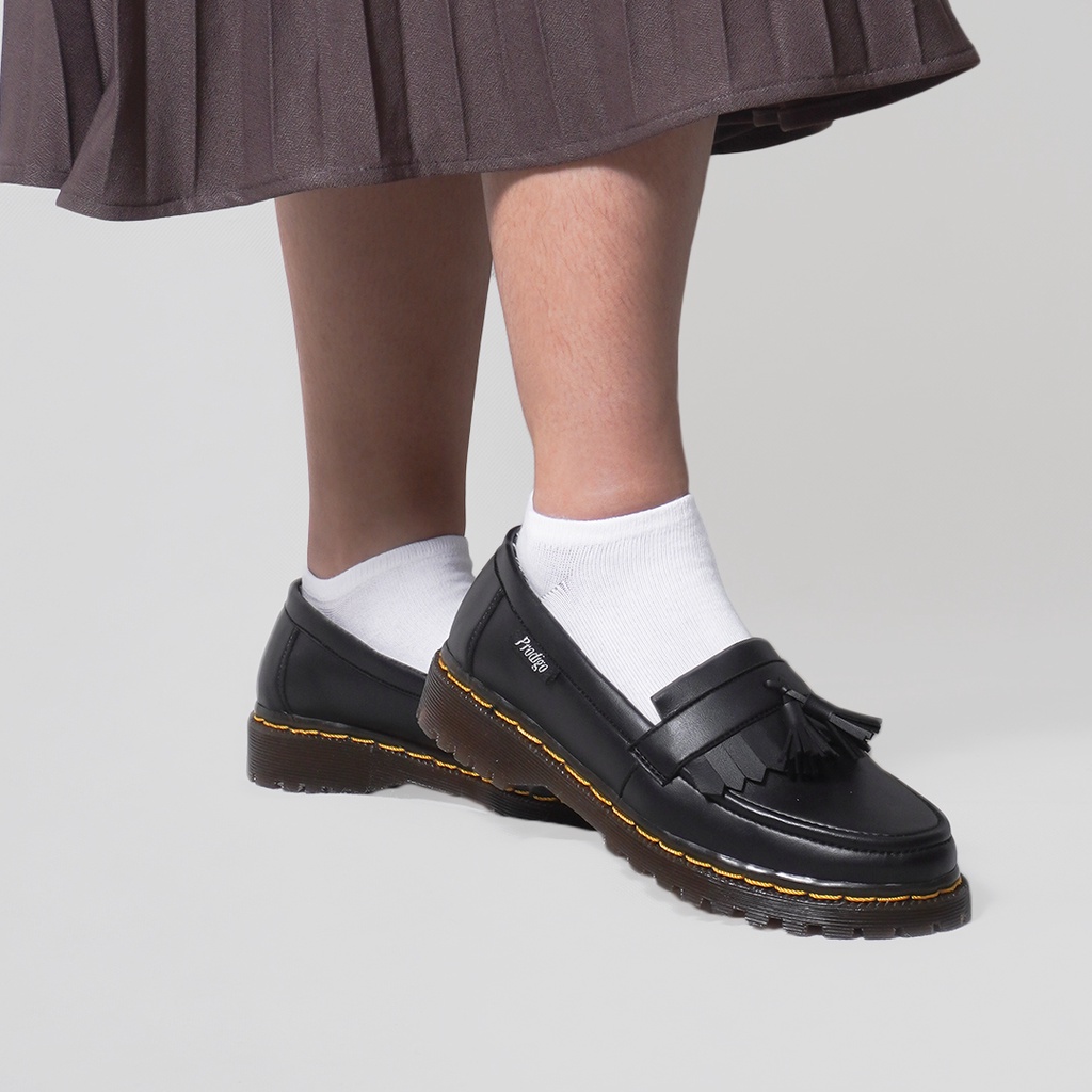 Prodigo * Sepatu Wanita slip on Padma hitam | Sepatu Formal Casual | Sepatu Cewe | Sepatu kerja wanita | Sepatu Boots wanita-3