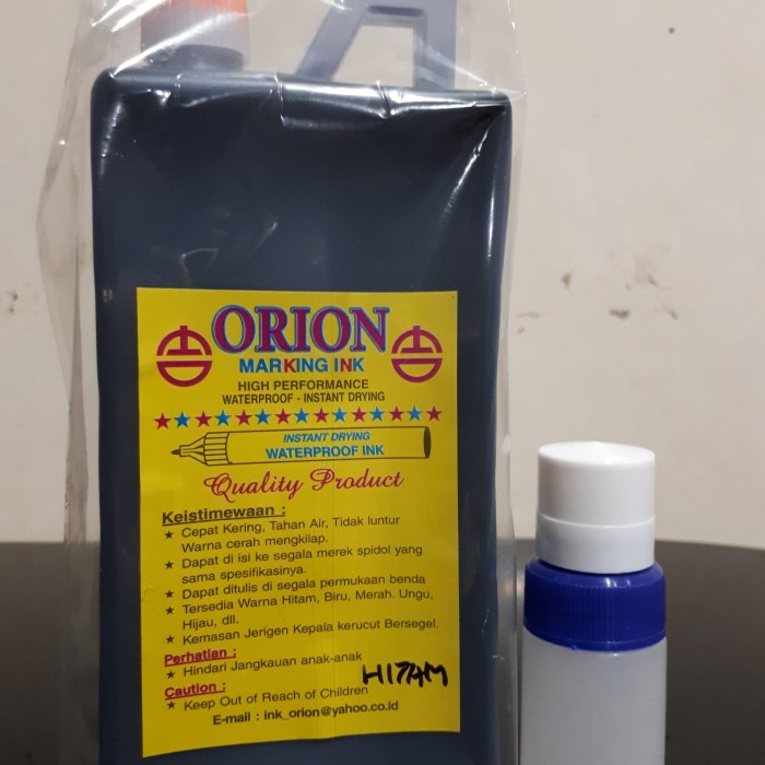 

Tinta Spidol Permanen Orion/ Tinta Karung / Tinta Ekspdedisi