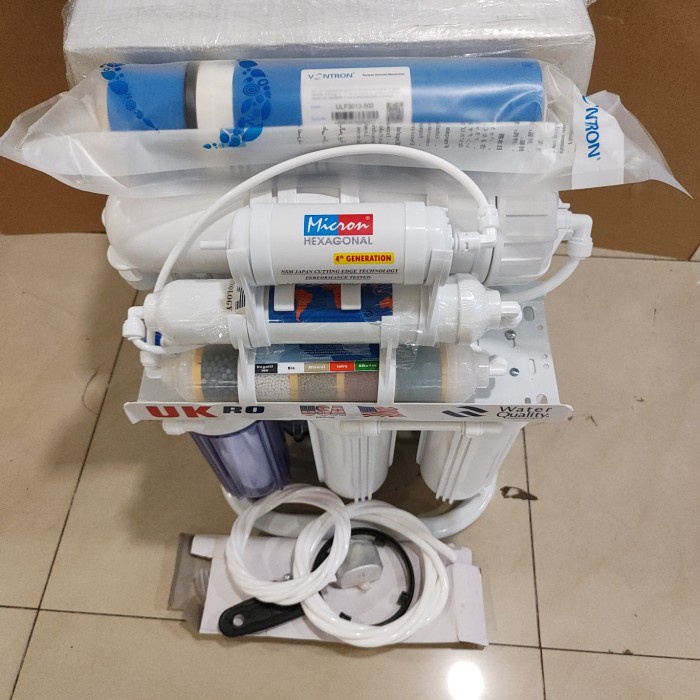 Mesin RO UK 500 GPD 7 Step/Reverse Osmosis UK 500 GPD 7 Step Vontron MLK27