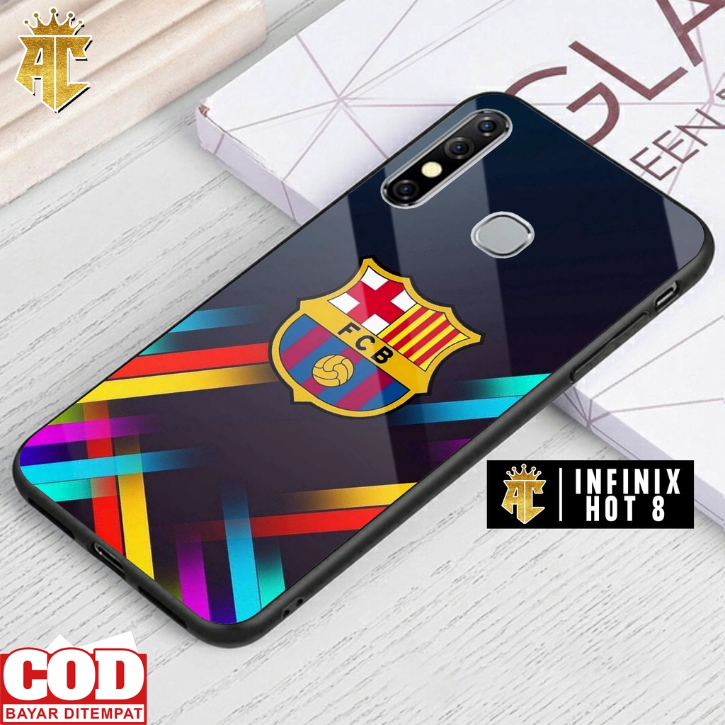 Case INFINIX HOT 8 - Casing INFINIX HOT 8 Terbaru 2022 AERO CASE [ MOTIF CLUB FOOTBALL ] Silikon INF