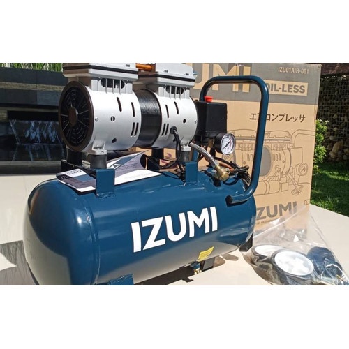 IZUMI 24 LITER OL 0724 KOMPRESOR ANGIN OIL LESS 3/4HP 8 BAR 07-24 24L 24LITER BERKUALITAS