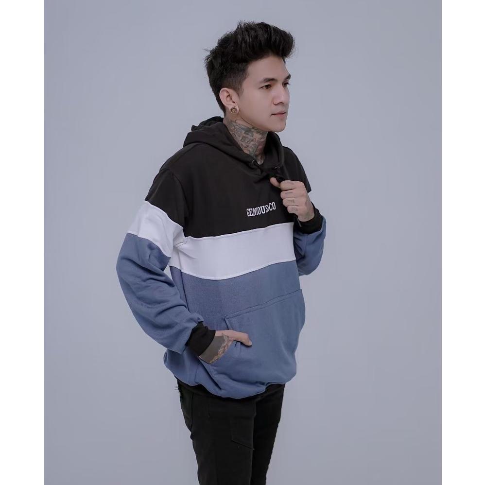 Big Sale - Jaket Hoodie Motif Sablon Kain Katun Fleece ~