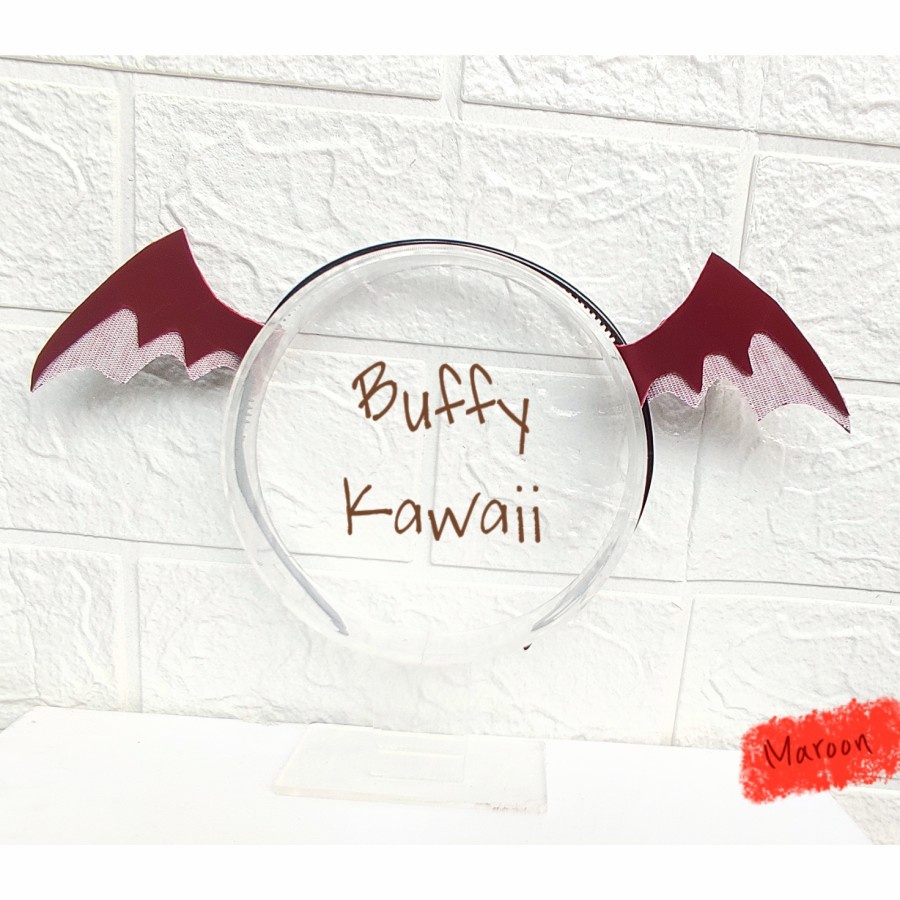 Bando kelelawar Small devilbat cosplay anime game lilita gothic harajuku fashion vtuber  halloween party vampire dark