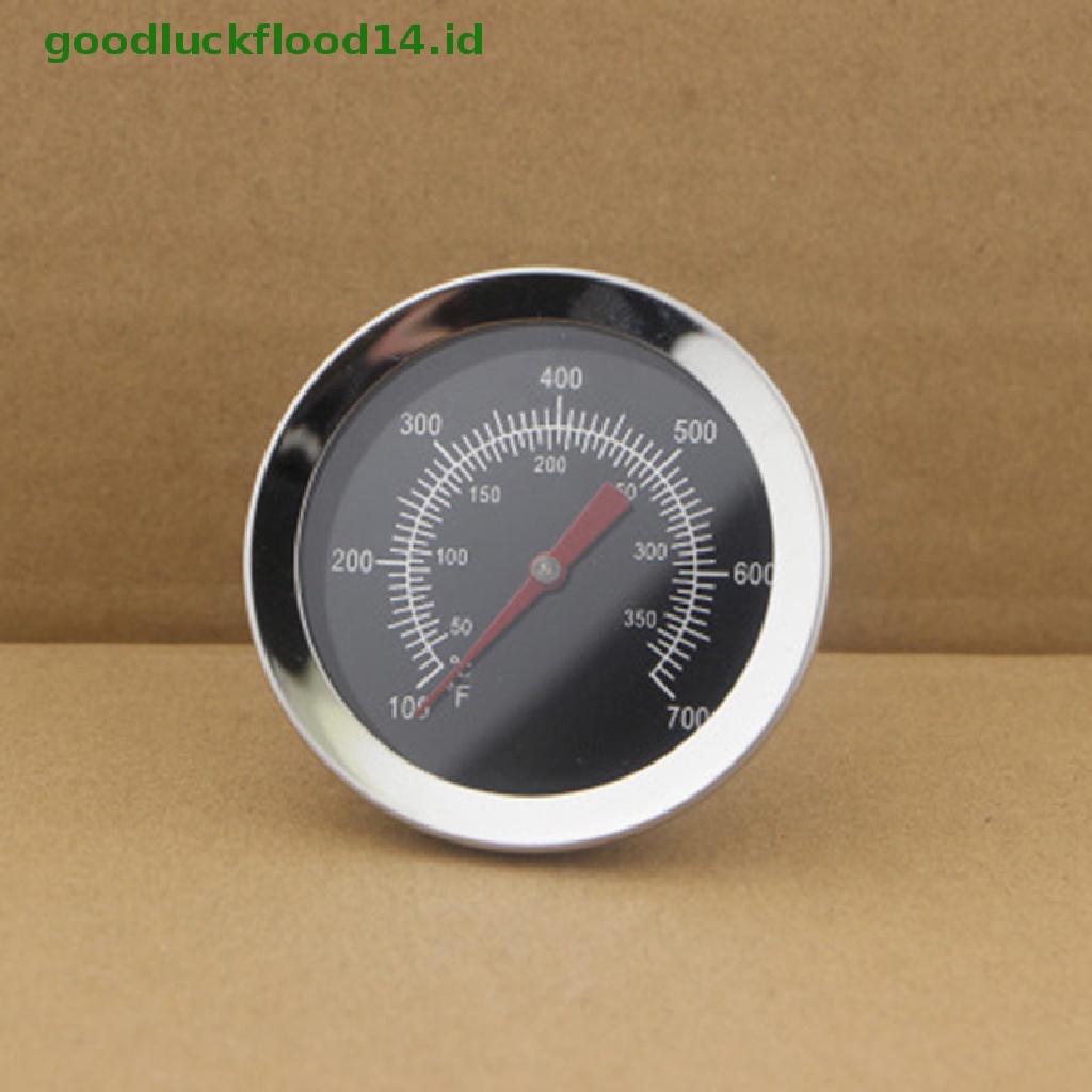 [GOOGFOUR] Termometer Oven Stainless Steel BBQ Bimetallic Dual Gage Alat Masak 700derajat [TOP]