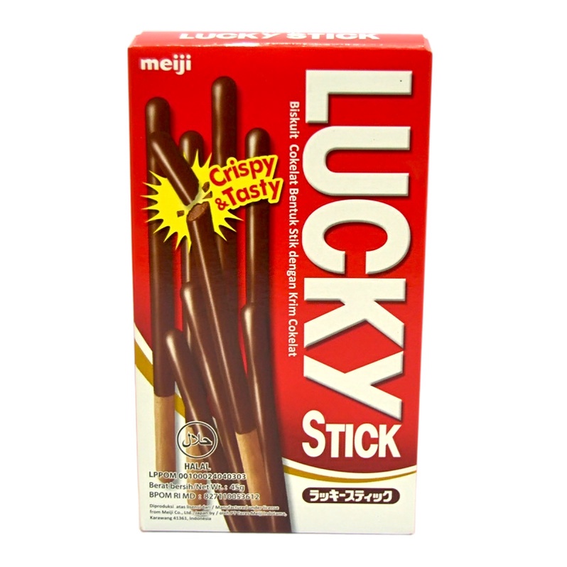 

Lucky Stick Biscuit Coklat Kotak 45Gr