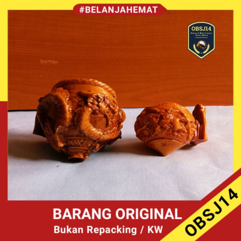 cepuk fiber cetakan motif tempat pakan atau wadah minum burung