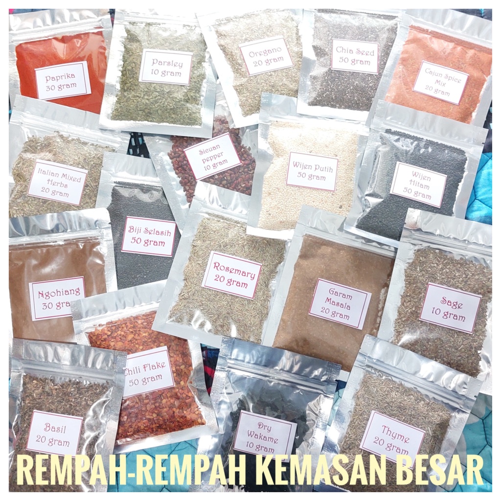 

Herbs Kering / Mixed Herbs / Rempah - Rempah Kering Bisa COD bumbudapurbintang