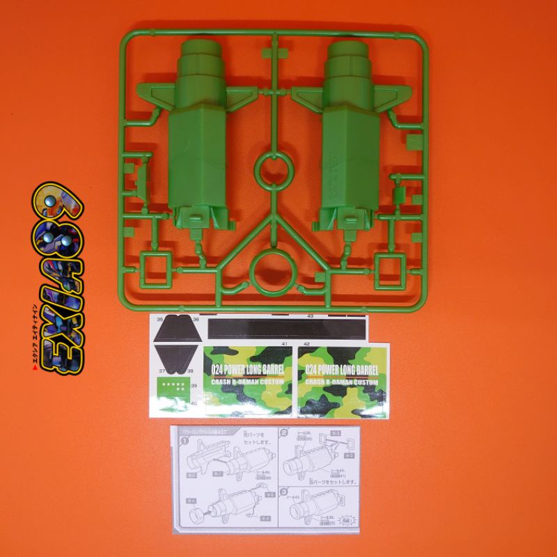 Crash B Daman 024 - Power Long Barrel Takara