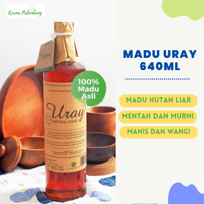 

Madu Uray Natural Honey 640ML / 875gr