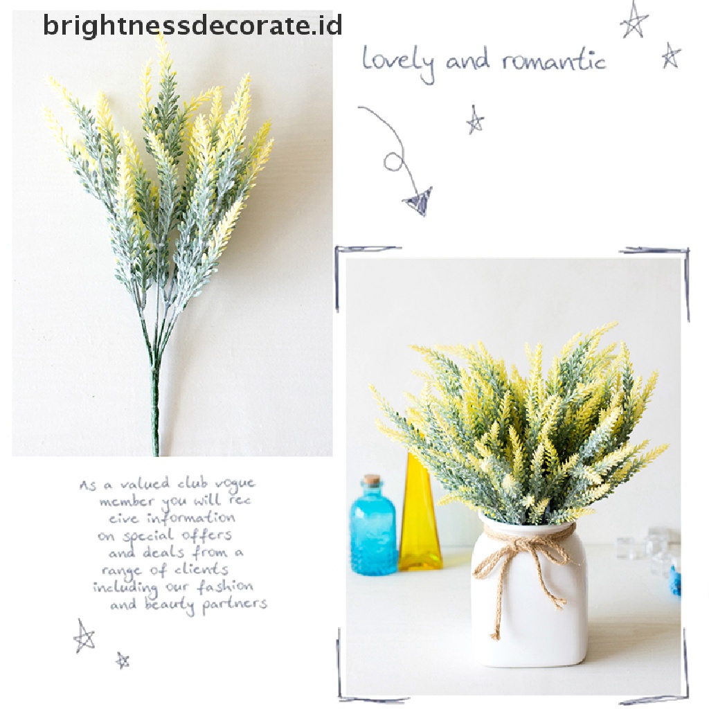 [Birth] 1bundle Romantic Provence Lavender Wedding Decor Vas Bunga Artifisial [ID]