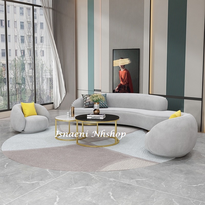 Modern Sofa Unik Desain Ruang Tamu Minimalis/Sofa Cafe Cantik/Sofa Hotel Lucu Nyaman/Sofa Kantor