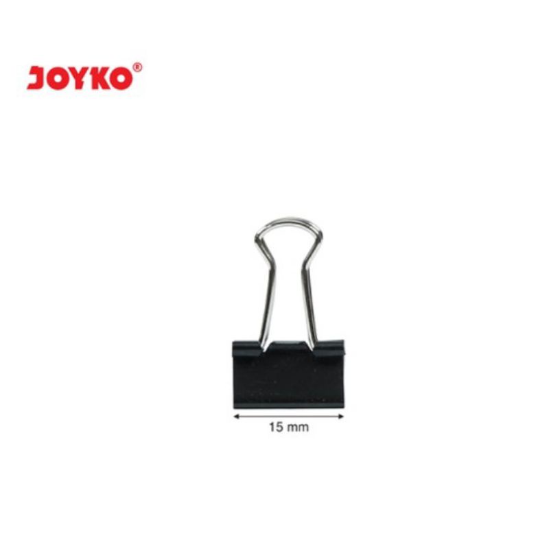 

BINDER CLIP KECIL MEREK JOYKO 1.5 CM(15 MM)
