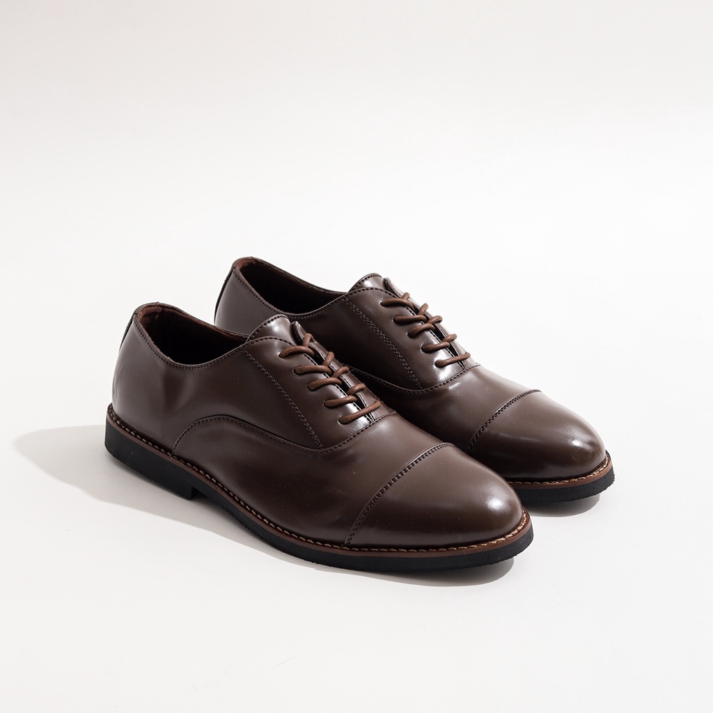 DANTE BLACK ORIGINAL x LVNATICA Sepatu Formal Hitam Tali Pria Pantofel Kerja Kantor Dinas Resmi Guru Kantoran Pesta Pernikahan Kondangan Nikah Undangan Wedding Kuliah Modern Casual Oxford Semi Kulit Premium Footwear Big Size Jumbo Ukuran Besar 44 Keren