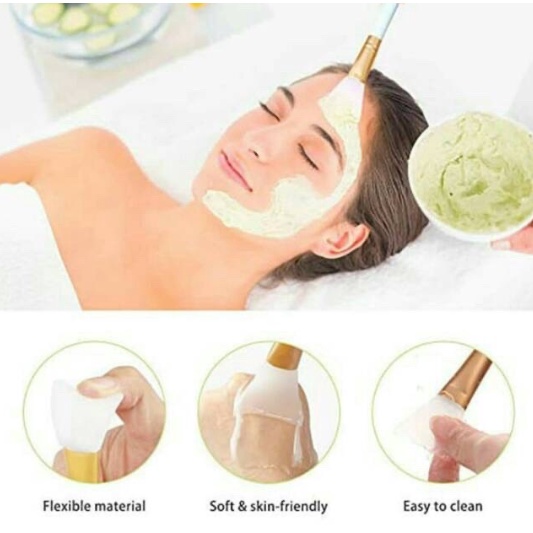 ❤ IJN ❤ KUAS MASKER SILIKON / SILICONE BRUSH FOR FACE MASK - KUAS SILICON TREND TERBARU