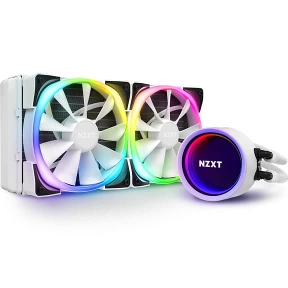 NZXT KRAKEN X53 RGB WHITE Edition 240mm AIO CPU Liquid Cooler with Fan