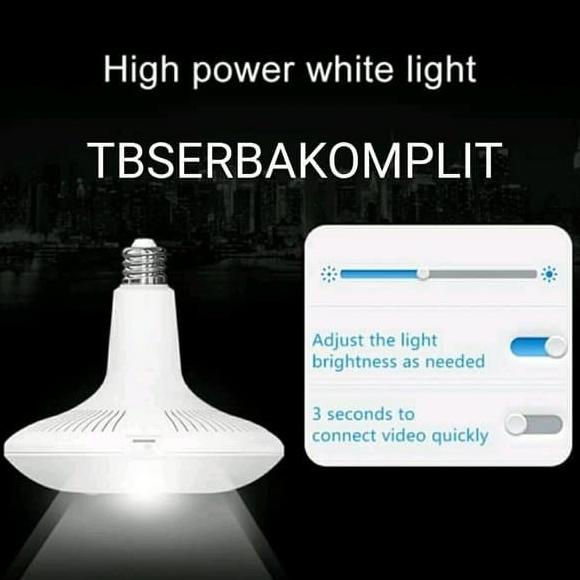 Wi-Fi Spy Cam CCTV Bohlam Lampu Silent Tanpa Suara 1000 lumen Terang sumberh11 Segera Dapatkan