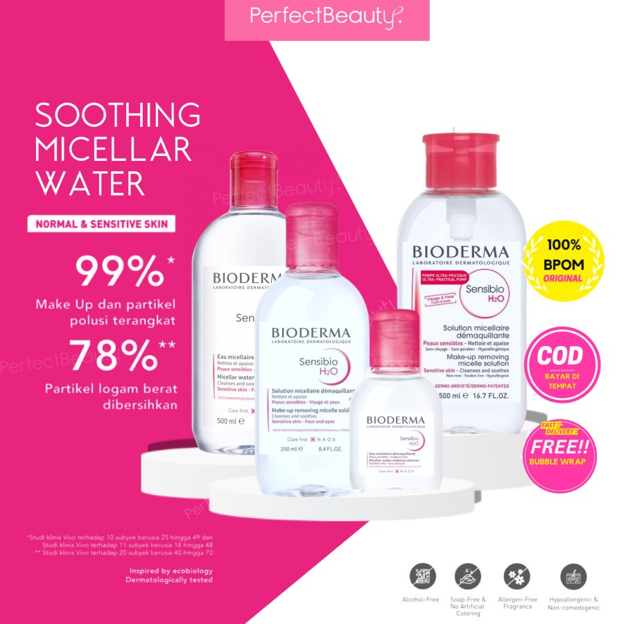 Bioderma Sensibio H2O [100ml/250ml/500ml/Pump]