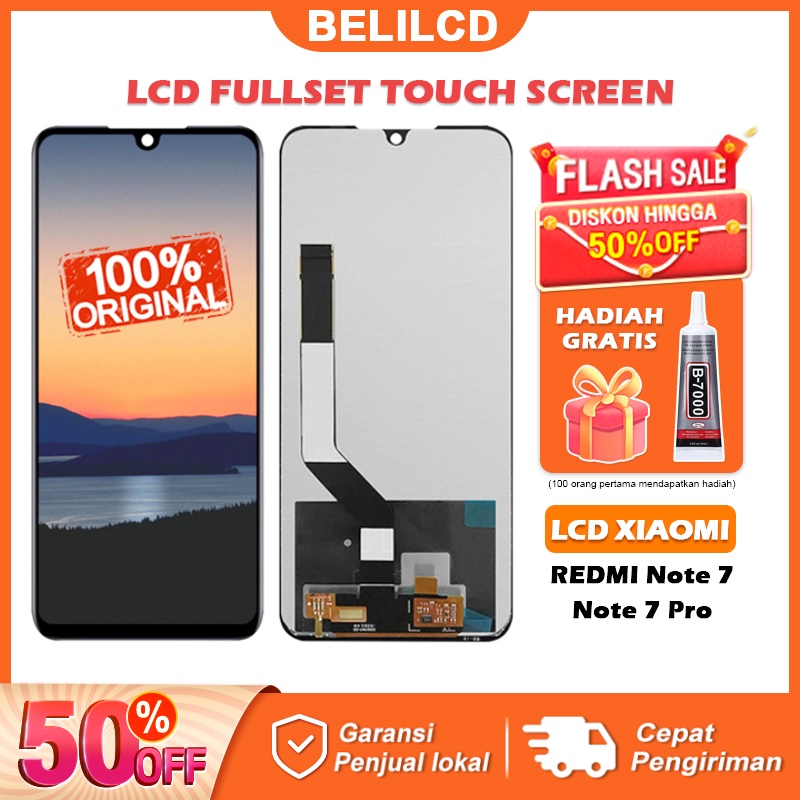 [ORIFINAL] LCD Redmi Note 7/Note 7 Pro Fullset Touchscreen ORI Touch Screen Versi Tinggi Penggantian perakitan layar tampilan