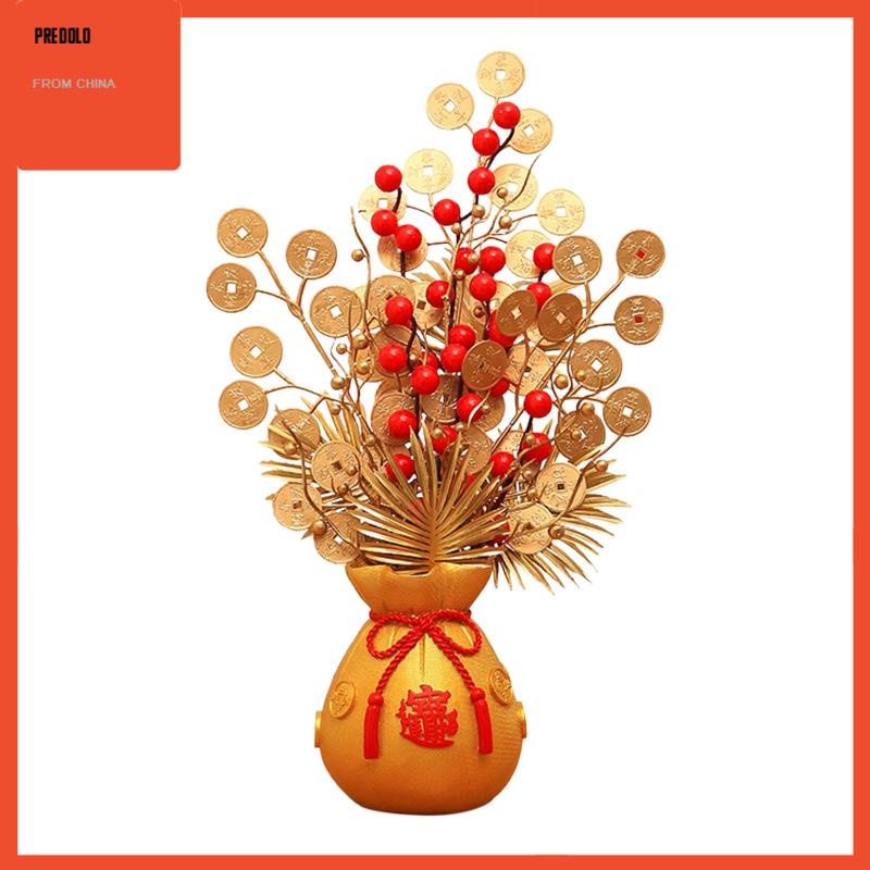 [Predolo] Ornamen Bunga Pot Buatan Dekorasi Resin Untuk Liburan Pesta