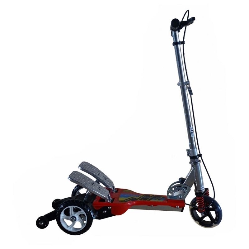 PREMIUM SKUTER SCOOTER INJAK DUA PEDAL DUAL PEDALS RODA 3 ADA MUSIK DAN LAMPU