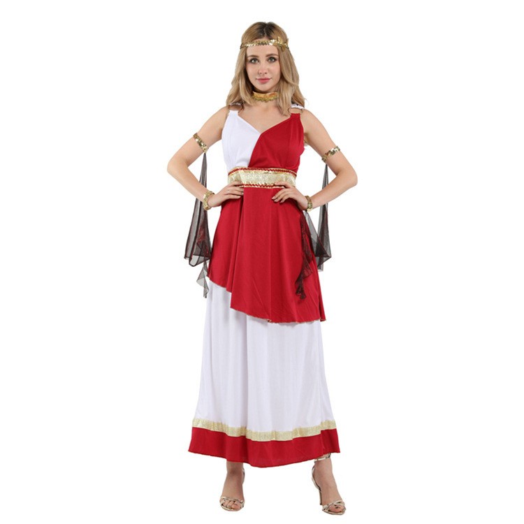 Hera Greek Goddess Roman Dewi Yunani Romawi Woman Costume Dewasa