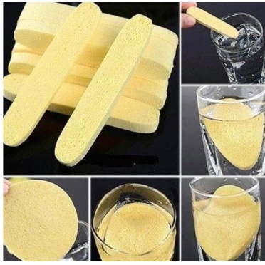 Sponge Kentang Facial / Spons Facial Stick / Spons Cuci Muka / Spons