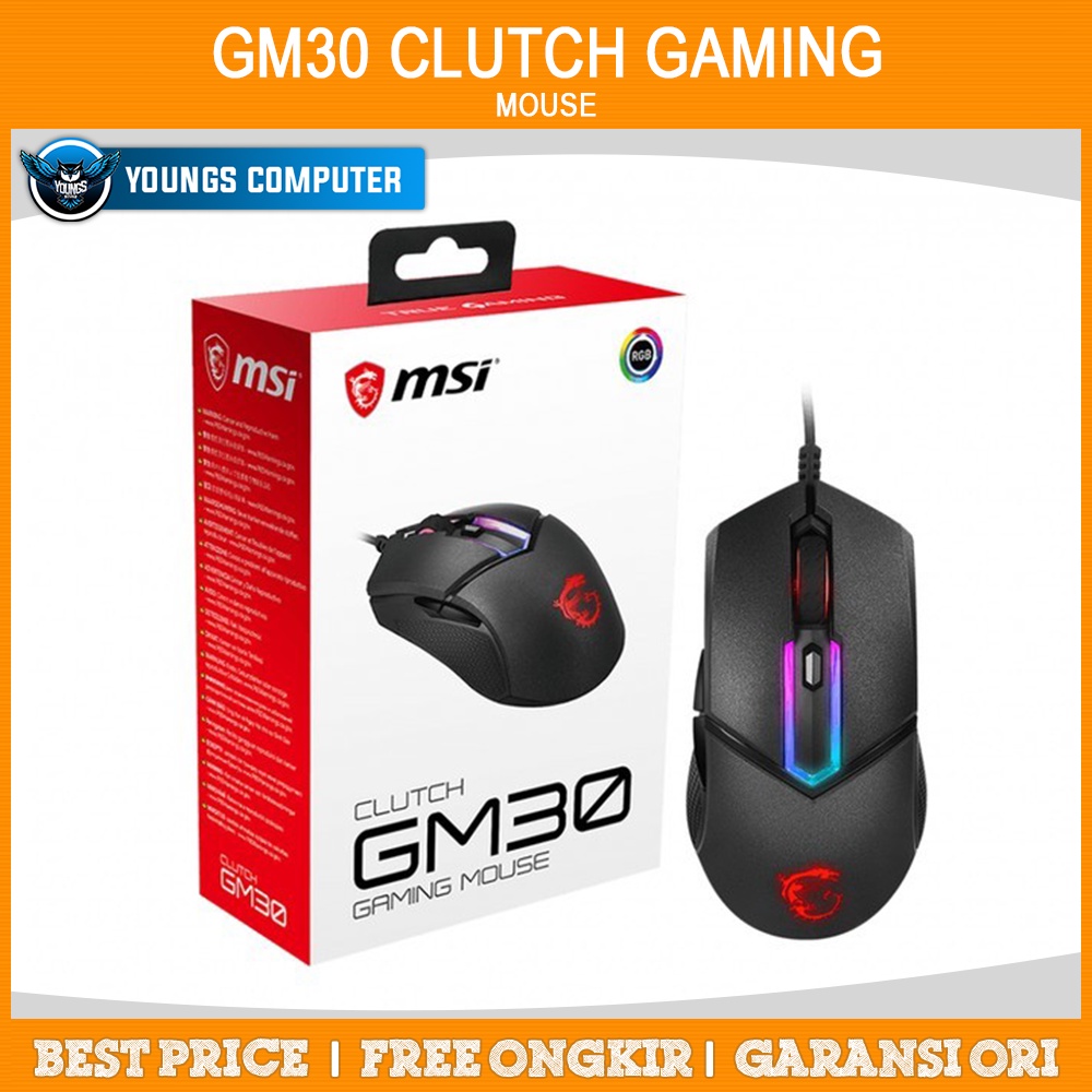 GAMING MOUSE MSI CLUTCH GM30 - Garansi Resmi