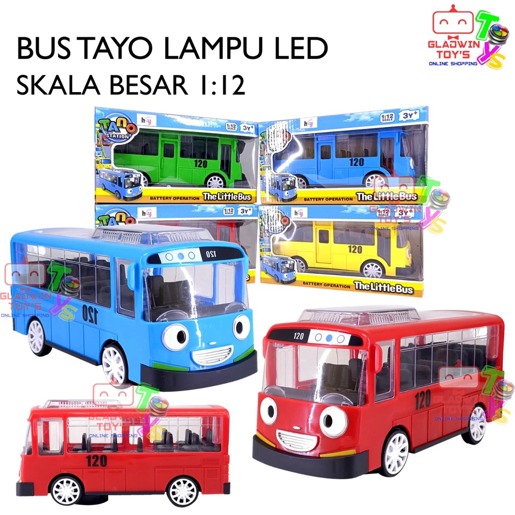 MAINAN BUS TAYO BERNYANYI BUS TAYO LAMPU MUSIK HEY TAYO