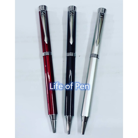 

pulpen pena promosi besi klip putar