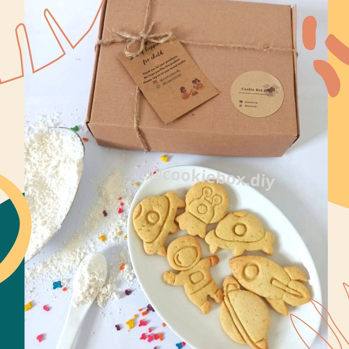 

Terlaris ✨ - diy cookies kit Space |cookies decoration | hampers 2.1.23