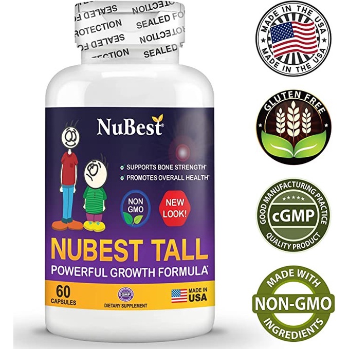 NuBest Tall Suplemen Penambah Tinggi / Grow Taller Herbal Supplements