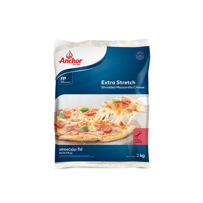 

Terlaris ✨ - Keju Mozzarella Parut / Mozzarella Shredded / Anchor Mozzarella 200gr 2.1.23