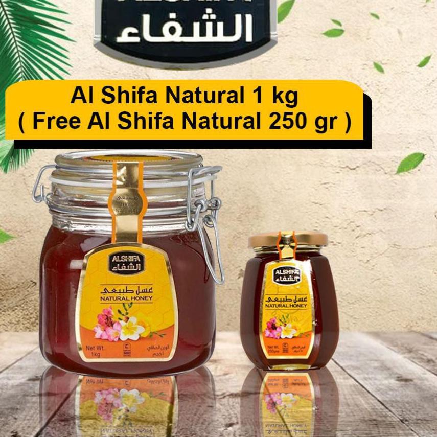 

✰ Al Shifa Natural Honey 1kg free 250gr AlShifa Arab Asli Original Promo Jual Harga Murah ✶