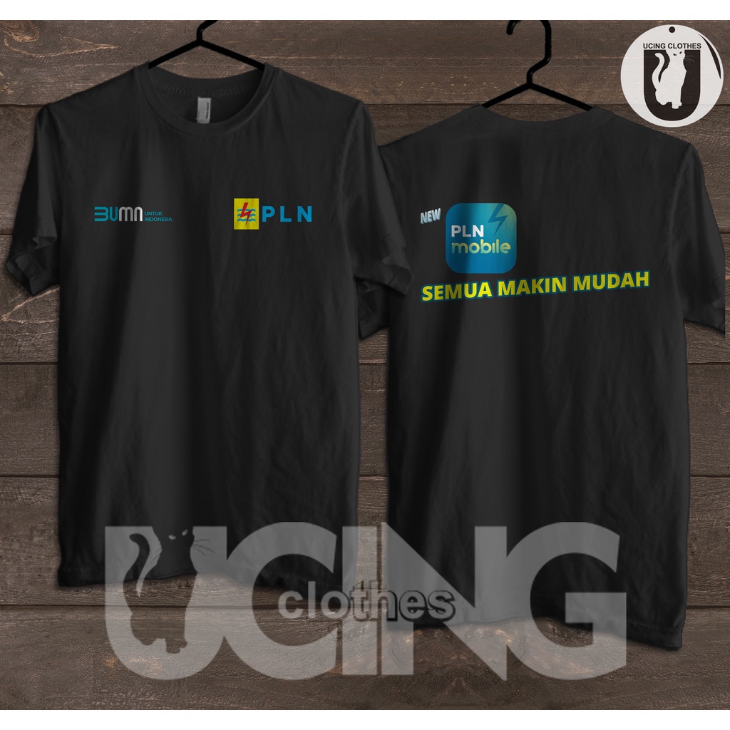 Kaos Baju PLN Mobile Semua Makin Mudah PLN BUMN Baru Kaos Perusahaan