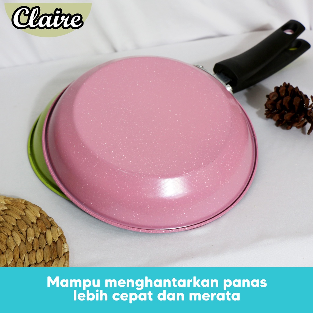 FRYPAN UKURAN 22CM / FRYPAN ANTI LENGKET / FRYPAN WARNA