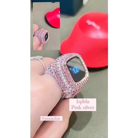Nisa Aydrus - IQIBLA Zikr Ring Swarovski Premium Tasbih Digital Cantik TN19