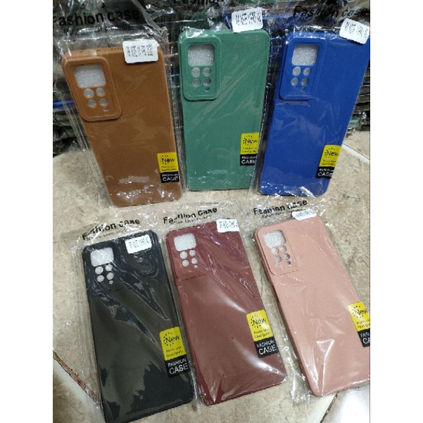 softcase Xiaomi Redmi Note 11 Pro 4G Silikon Casing Selicon Case Macaron Pelindung Pro Camera