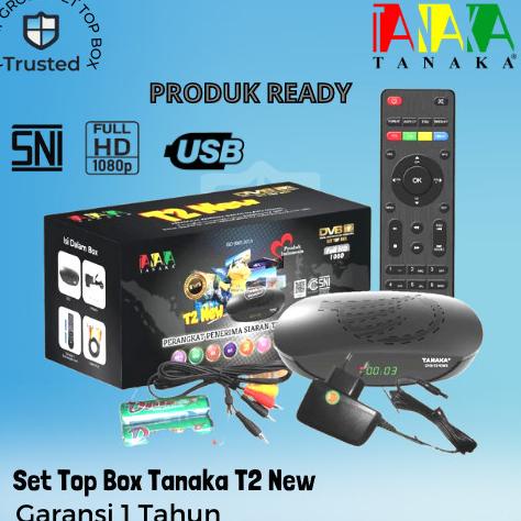 STB DVB SET TOP BOX TV DIGITAL TANAKA T2 NEW