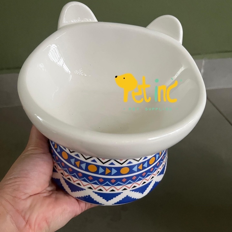 Premium Inca ceramic healthy spine high bowl