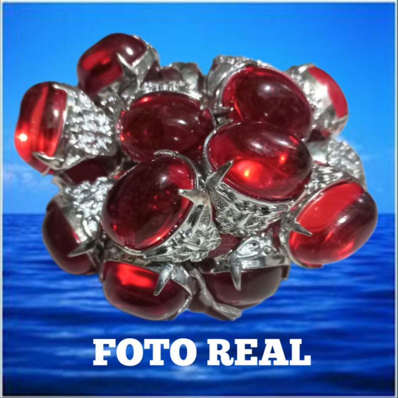 (COD)BATU MERAH SIAM BANGKOK Batu Cincin Merah Siam Super Asli Bangkok BATU CINCIN MERAH SIAM ROSE ORIGIN BANGKOK