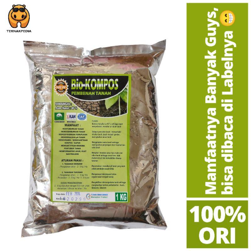 Asam Humat 1 Kg - Bio Kompos - Asam Humat Asli Pembenah Tanah Kualitas Terbaik