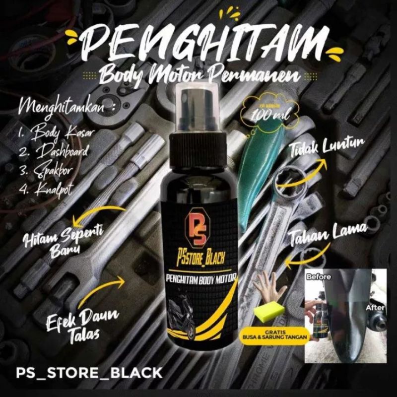 PENGHITAM BODY MOTOR PERMANENT 100 ML