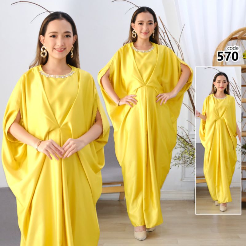 PGMTA KAFTAN MURAH TANAH ABANG SERI WARNA MIN 6 PCS