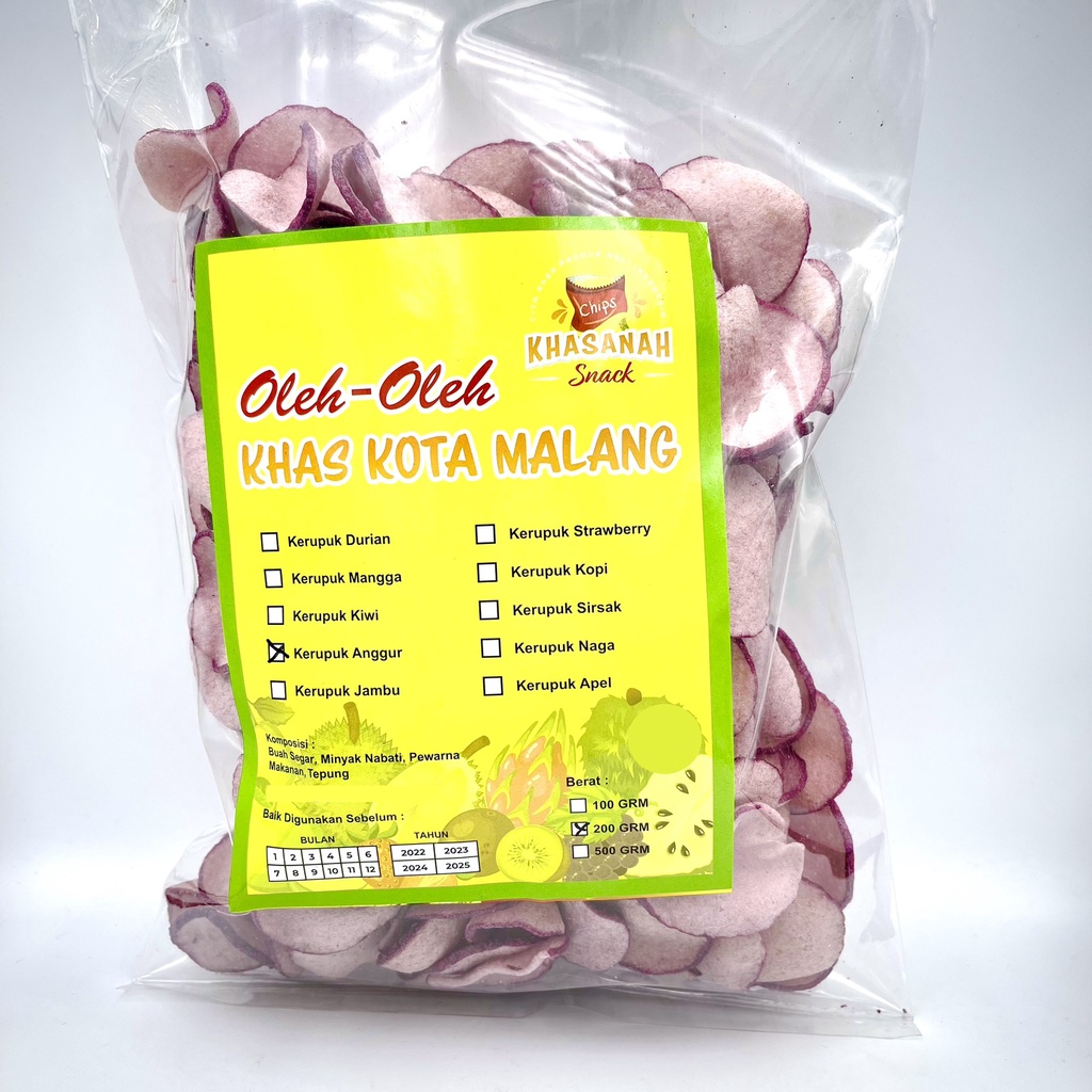 

Khasanah - Kerupuk Buah Anggur
