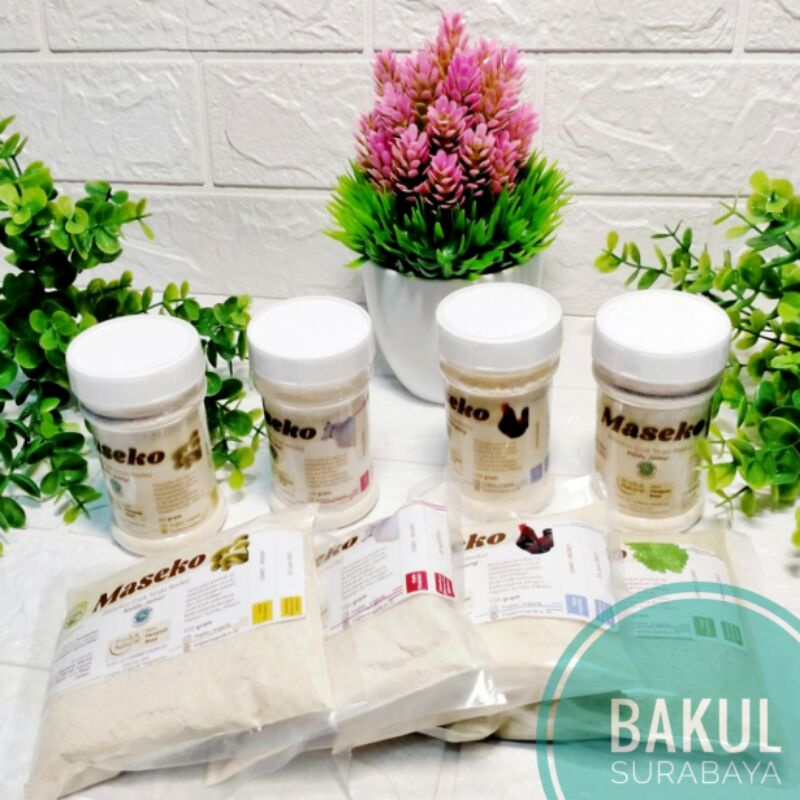 

Maseko Kaldu organik BOTOL & REFILL 100gr Non MSG Lingkar Organik kaldu mpasi