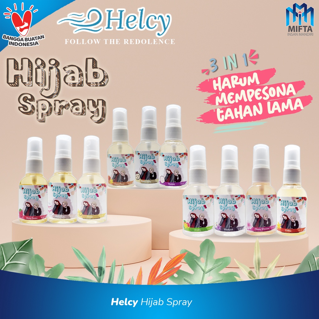 HELCY PARFUM HIJAB NON ALKOHOL / HIJAB SPRAY / PARFUM HIJAB WANITA