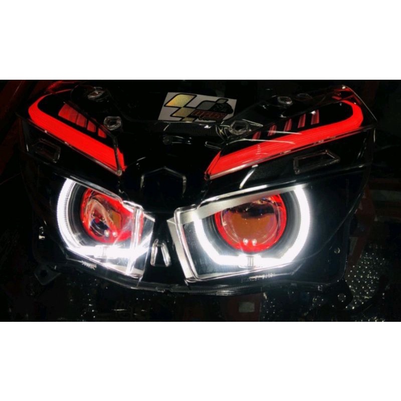 Biled Projector Projie Vario 125-150 New Alis Merah